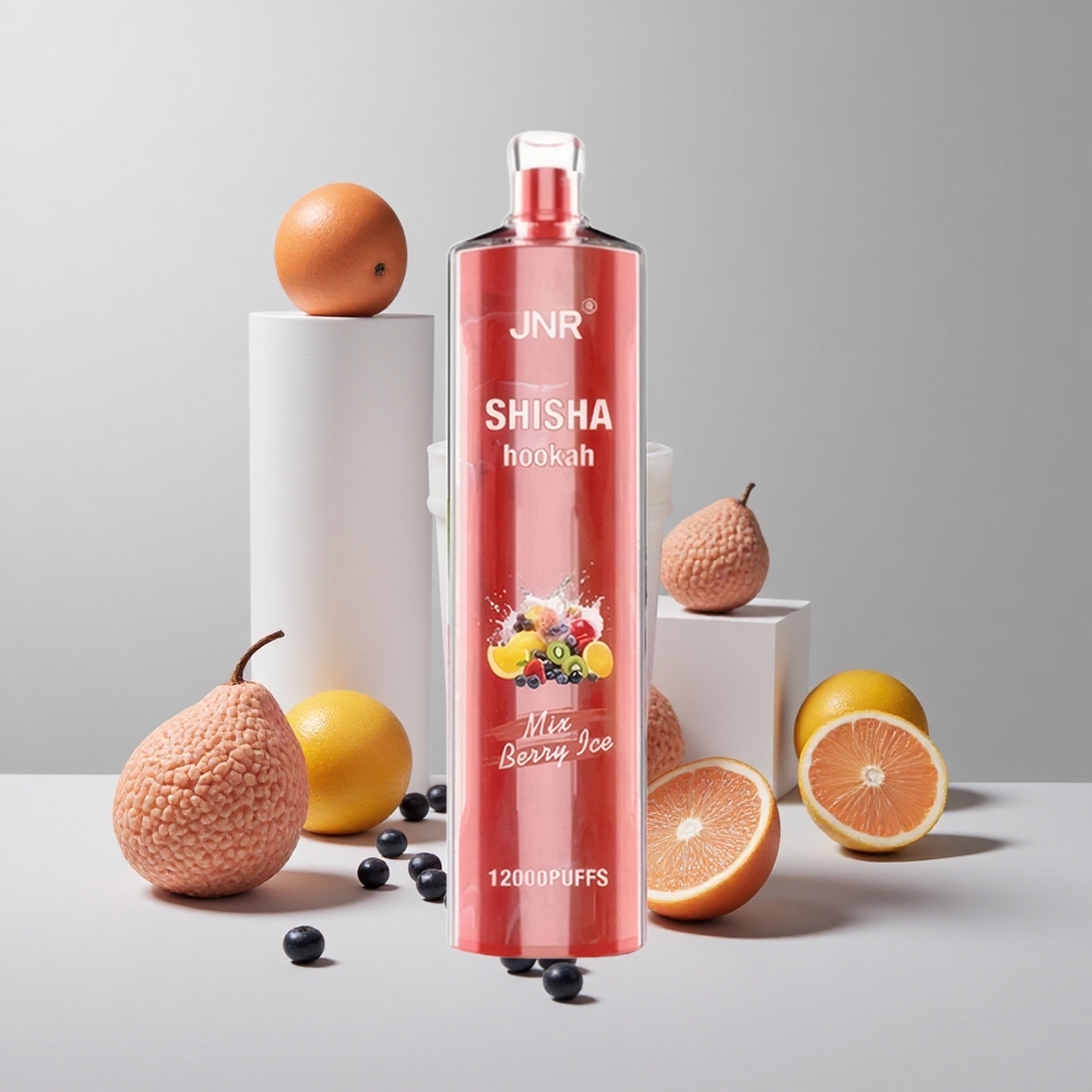Bobulová ľadová JNR Shisha Hookah 12000 Puffs 24ml Kapacita Tekutín veľkoobchod Slovensko