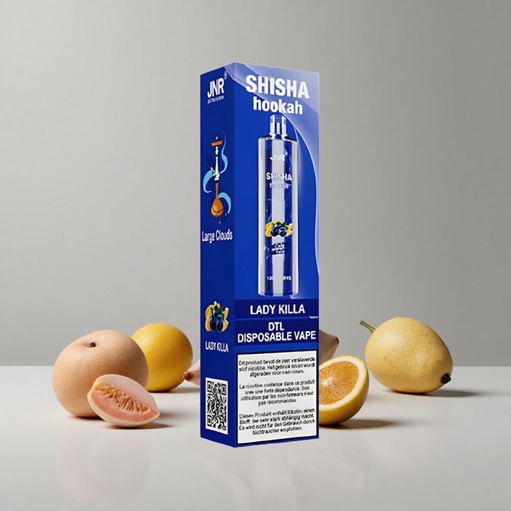Lady Killa JNR Shisha Hookah 12000 Puffs 24ml Kapacita Tekutiny 0.6 Ohm Mriežková Cievka veľkoobchod Slovensko