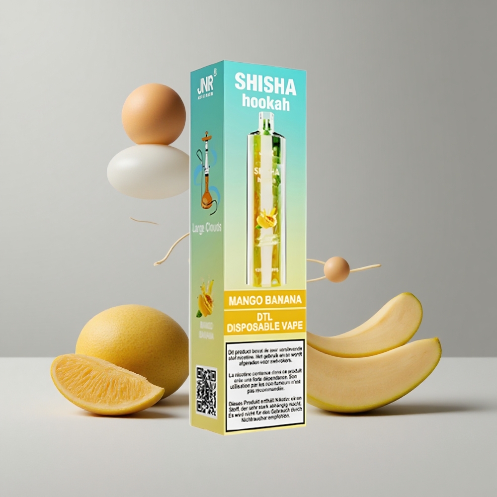 Mango Banana JNR Shisha Hookah 12000 Puffs Batéria 750mAh veľkoobchod Slovensko