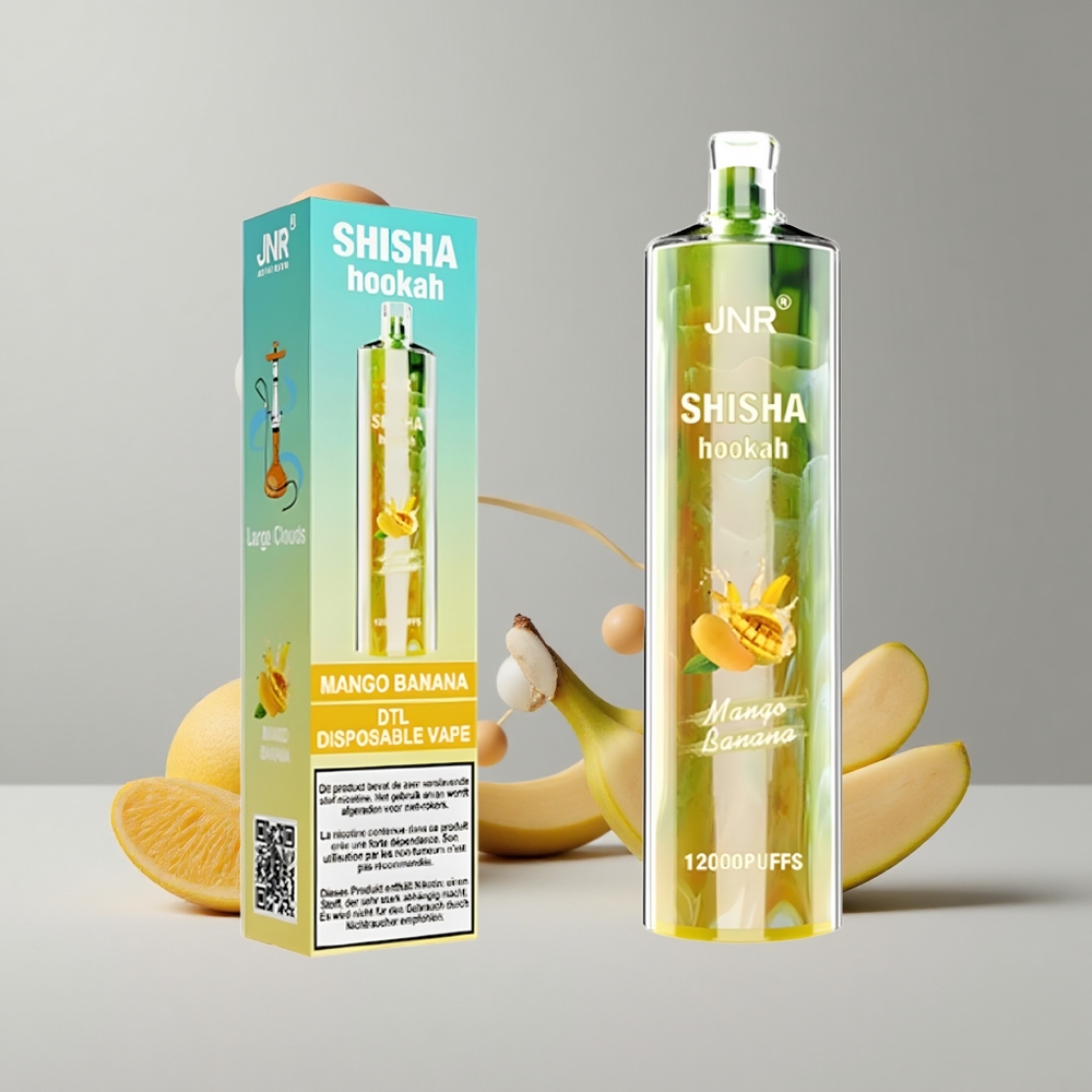 Mango Banana JNR Shisha Hookah 12000 Puffs Batéria 750mAh veľkoobchod Slovensko