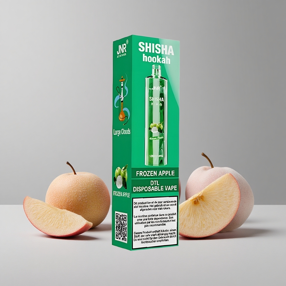Mrazené jablko JNR Shisha Hookah 12000 Puffs 24ml kapacita tekutiny 750mAh batéria veľkoobchod Slovensko