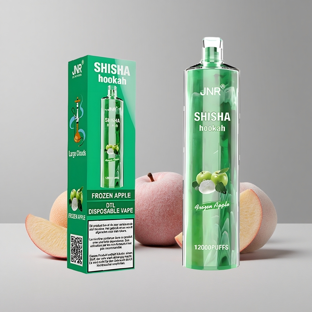 Mrazené jablko JNR Shisha Hookah 12000 Puffs 24ml kapacita tekutiny 750mAh batéria veľkoobchod Slovensko