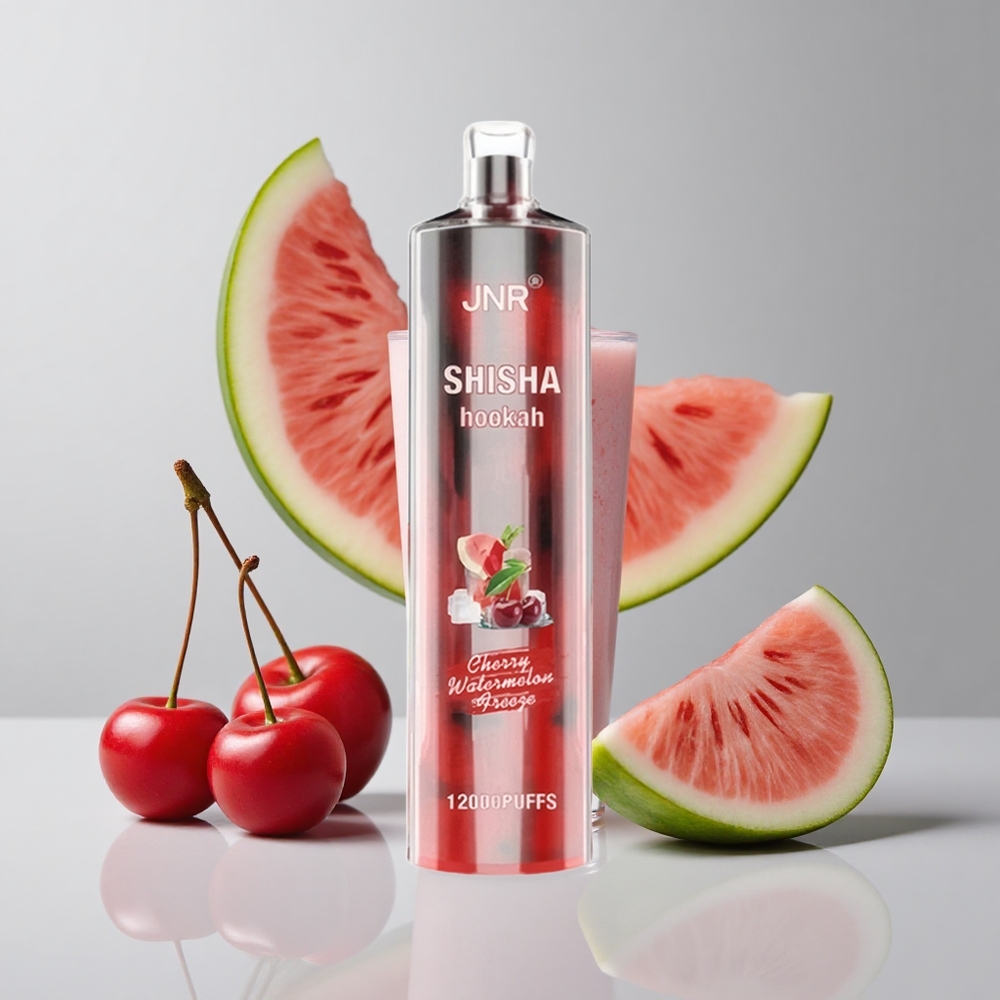 Čerešňa Vodný Melón JNR Shisha Hookah 12000 Puffs Batéria 750mAh veľkoobchod Slovensko