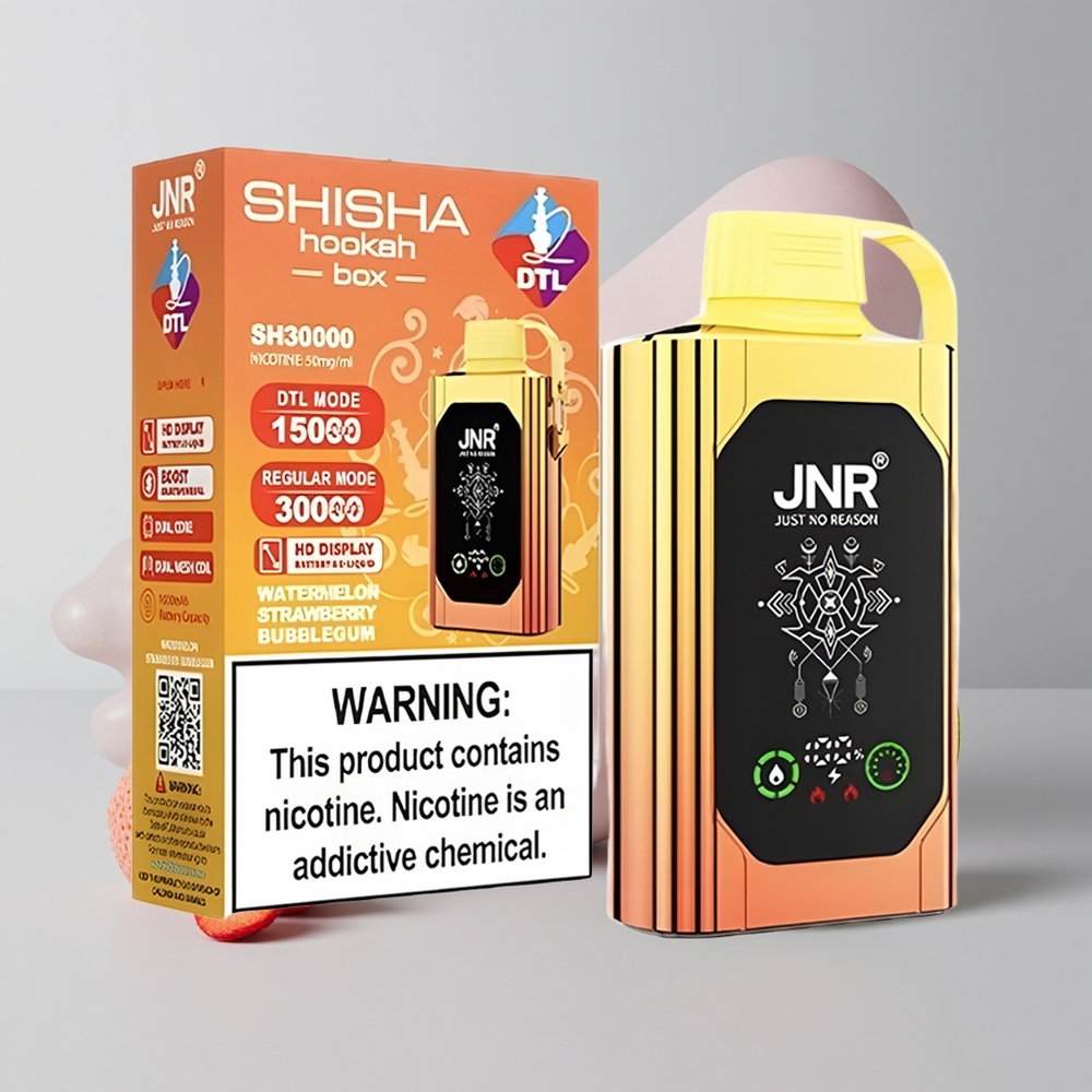 Jahoda Čučoriedka Bubblegum JNR Shisha Hookah Box 20500 Puffs HD Displej 25ml e-kvapalina veľkoobchod Slovensko