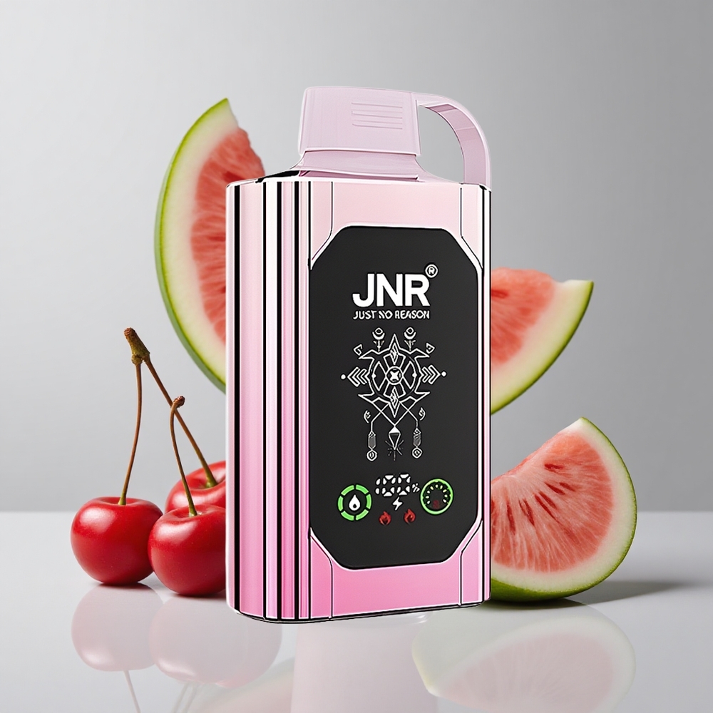 Čerešňový Melónový Ľad JNR Shisha Hookah Box 20500 Puffs HD Displej 25ml veľkoobchod Slovensko