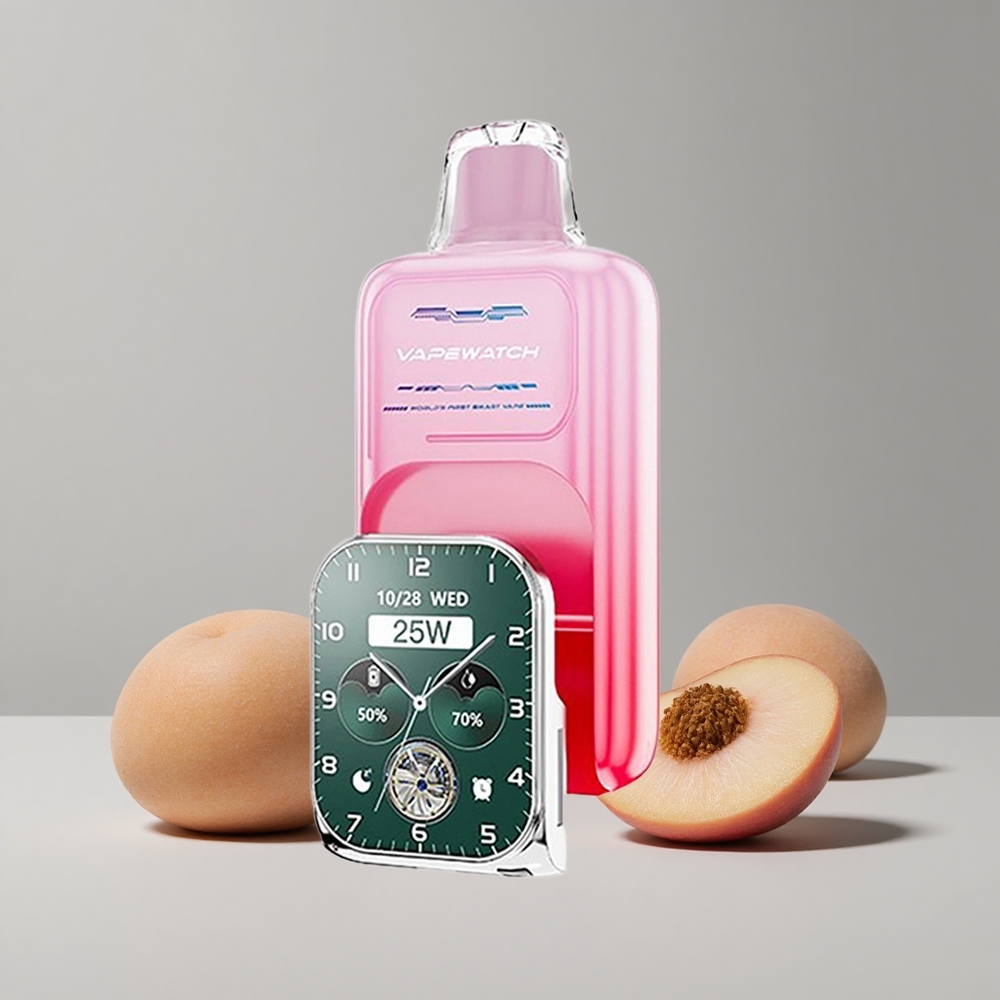 Broskyňa Georgia JNR VapeWatch 30000 Puffs Batéria 1000mAh veľkoobchod Slovensko