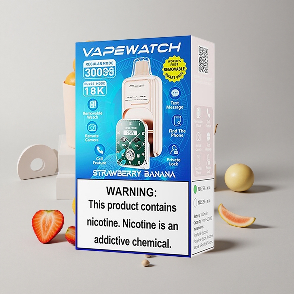 Jahoda Banán JNR VapeWatch 30000 Puffs Batéria 1000mAh veľkoobchod Slovensko