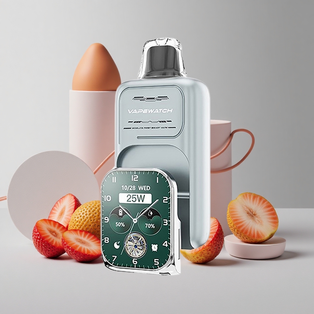 Jahodový ľad JNR VapeWatch 30000 Puffs Batéria 1000mAh veľkoobchod Slovensko