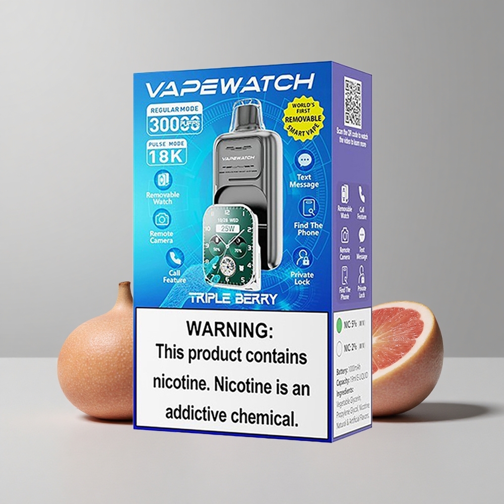 Trojité Bobule JNR VapeWatch 30000 Puffs Batéria 1000mAh veľkoobchod Slovensko
