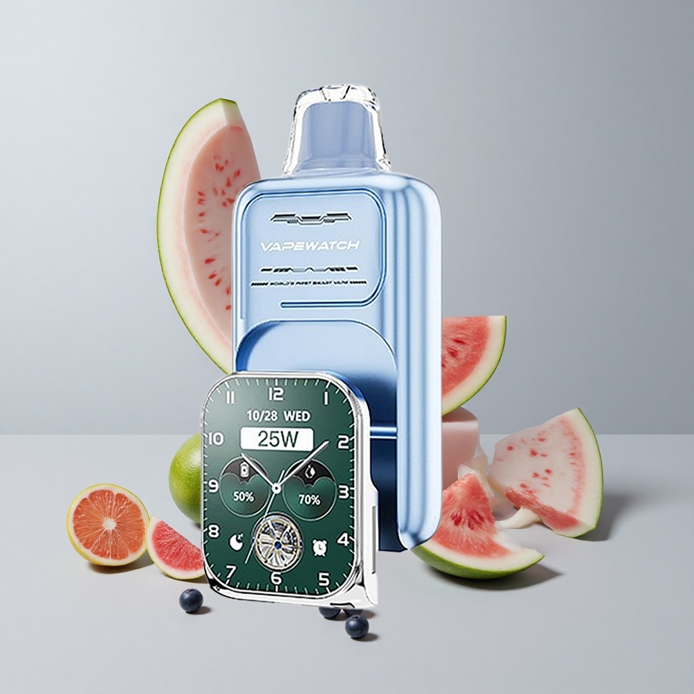Čučoriedka Vodný Melón JNR VapeWatch 30000 Puffs Batéria 1000mAh veľkoobchod Slovensko
