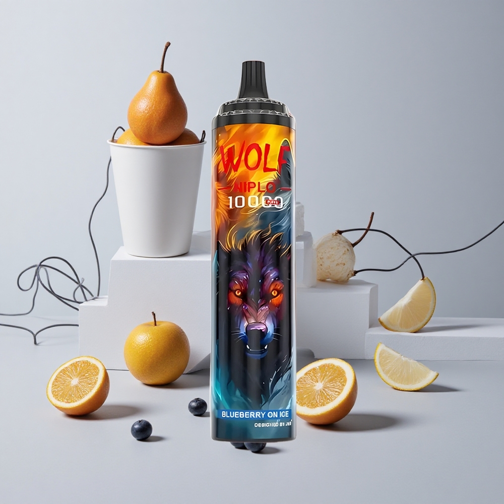 Boruvka a ľad JNR Wolf Niplo 10000 Puffs 20ml 1.0 Ohm veľkoobchod Slovensko