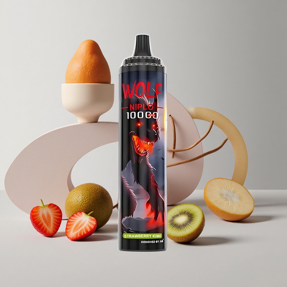 Jahoda-Kivi JNR Wolf Niplo 10000 Puffs 20ml Kapacita Tekutiny 1.0 Ohm Mrežová Cievka veľkoobchod Slovensko