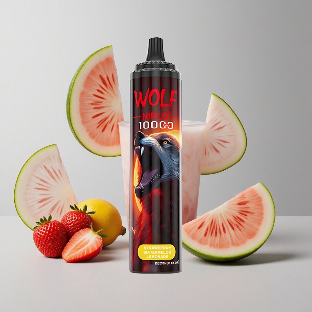Jahoda Melón Limonáda JNR Wolf Niplo 10000 Puffs Batéria 650mAh 20ml veľkoobchod Slovensko