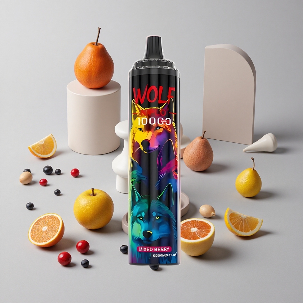 Zmiešané Bobule JNR Wolf Niplo 10000 Puffs Batéria 650mAh veľkoobchod Slovensko