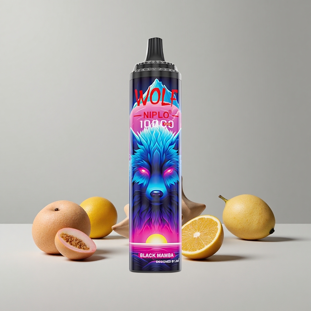 Čierna Mamba JNR Wolf Niplo 10000 Puffs 20ml 1.0 Ohm veľkoobchod Slovensko