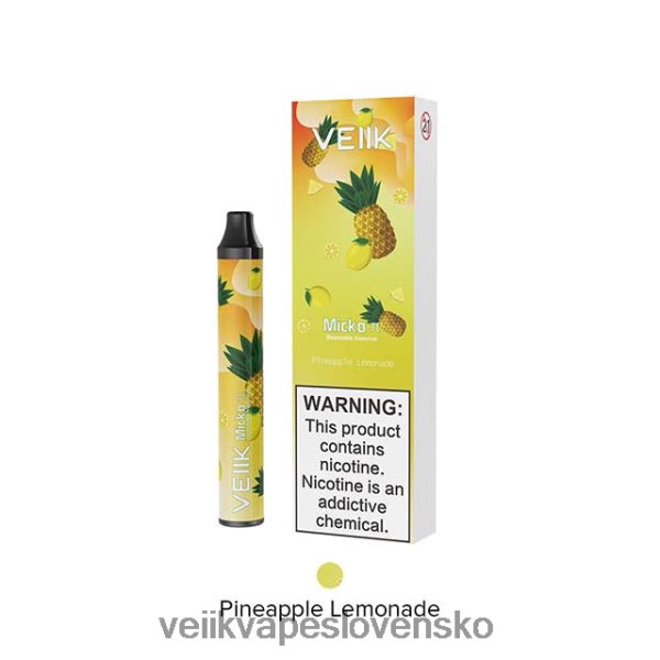 VEIIK Airo Pod - VEIIK Micko Pie jednorazová vapa 600 vdychov HF684627 ananásová limonáda