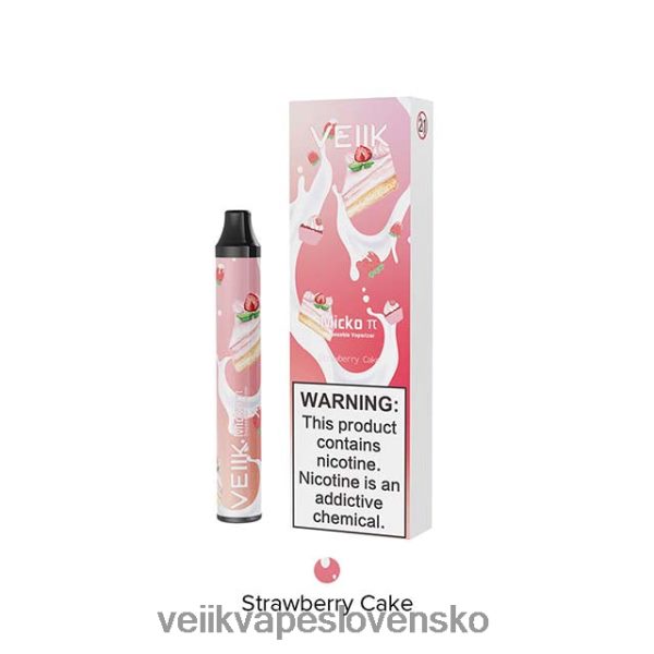 VEIIK Cracker Pod Slovensko - VEIIK Micko Pie jednorazová vapa 600 vdychov HF684628 jahodový koláč