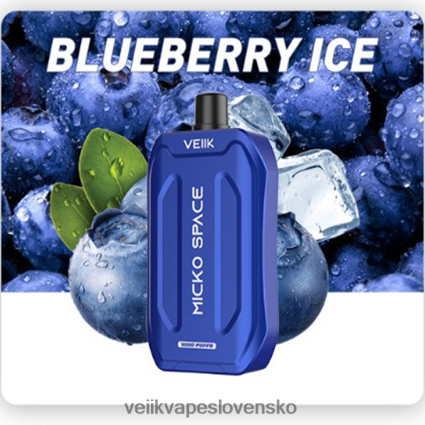 VEIIK Cracker Pod Slovensko - VEIIK Micko Space jednorazová vapa 7000 vdychov HF684638 čučoriedkový ľad