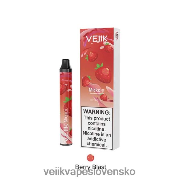VEIIK E Liquid - VEIIK Micko Pie jednorazová vapa 600 vdychov HF684626 bobuľový výbuch