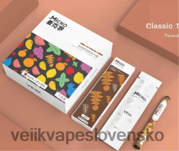 VEIIK E Liquid - VEIIK Micko jednorazová vapka 400 vdychov 310 mAh 10ks HF684656 viaceré príchute