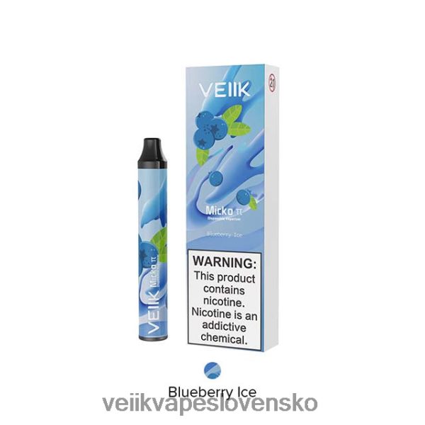 VEIIK Micko Q - VEIIK Micko Pie jednorazová vapa 600 vdychov HF684624 čučoriedkový ľad