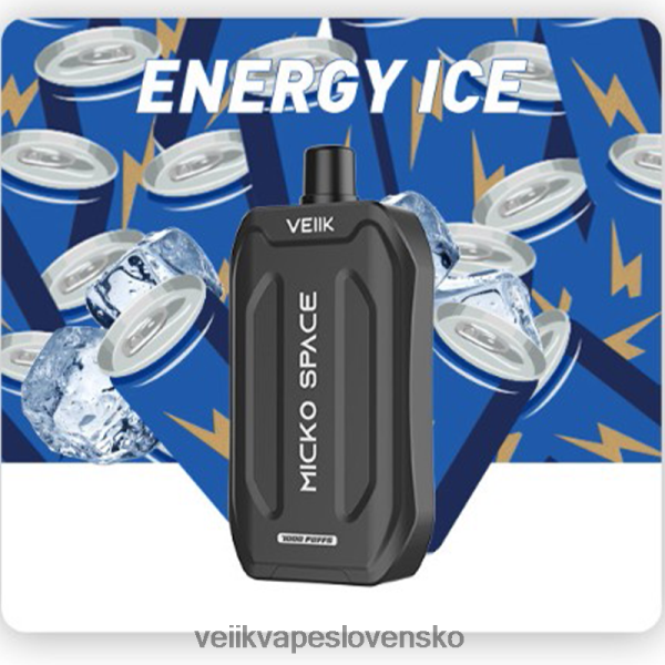 VEIIK Micko Q - VEIIK Micko Space jednorazová vapa 7000 vdychov HF684634 energetický ľad