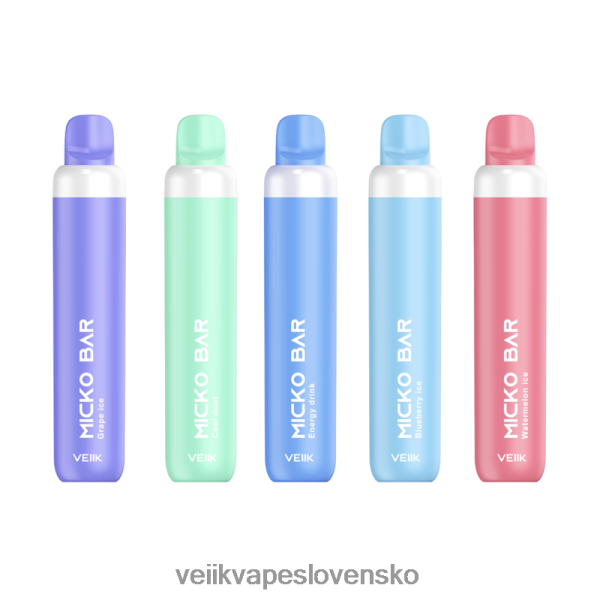 VEIIK Moos Pod Slovensko - VEIIK Micko Bar jednorazová vapka 1500 vdychov HF684629 viaceré príchute