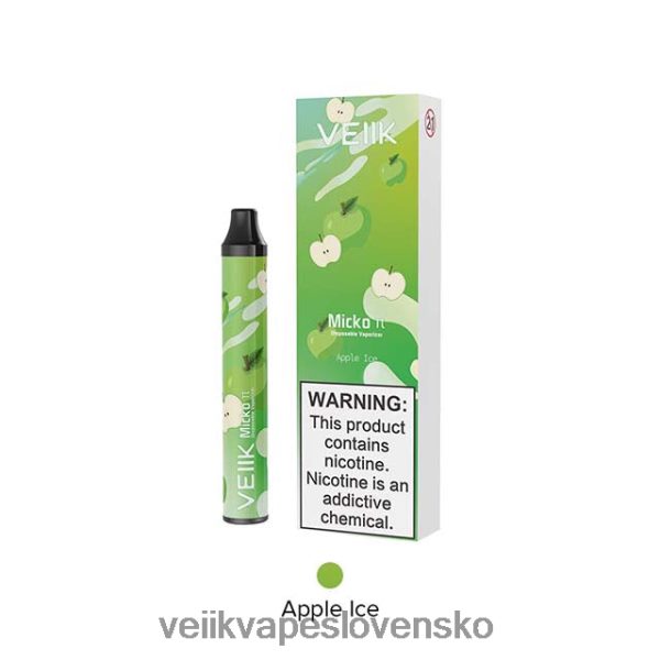 VEIIK Moos Pod Slovensko - VEIIK Micko Pie jednorazová vapa 600 vdychov HF684619 jablkový ľad