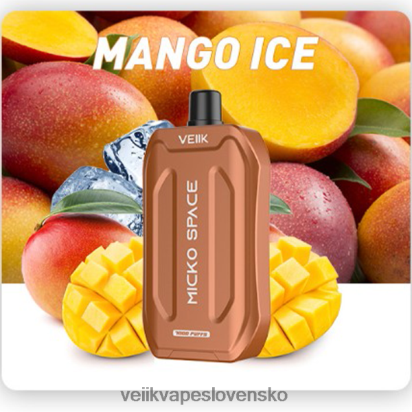 VEIIK Vape Review - VEIIK Micko Space jednorazová vapa 7000 vdychov HF684640 mangový ľad