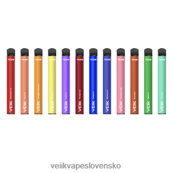 VEIIK Vape Slovensko - VEIIK Ticko jednorazová vapa 1200 vdychov HF684631 viaceré príchute